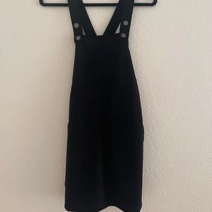Black Velvet H&M Overalls Dress